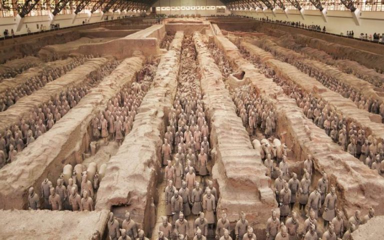 Huge Army Terra Cotta Concealed Under the Ground