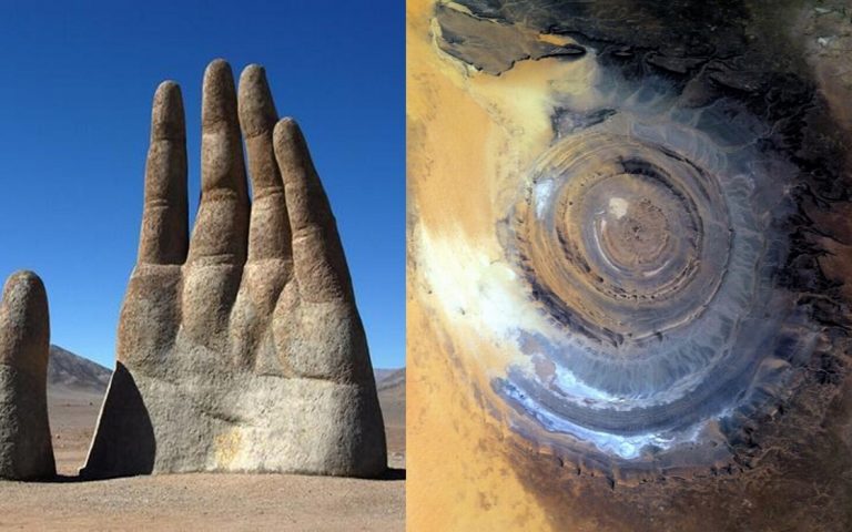 The Great Hand of the Desert and the Eye of