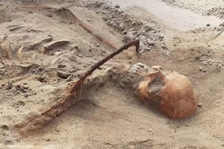 'Vampire' Grave Discovered in Poland with Sickle Neck 160 Vampire Grave Discovered in Poland with Sickle Neck