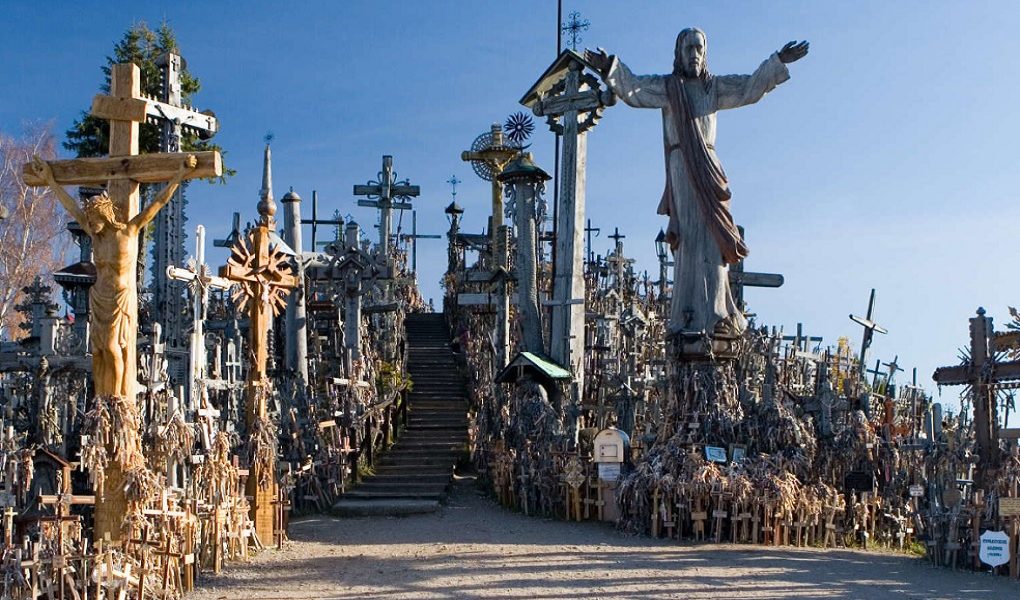 Lithuania's Hill of Crosses Attempted to Destroy 1 Lithuanias Hill of Crosses Attempted to Destroy