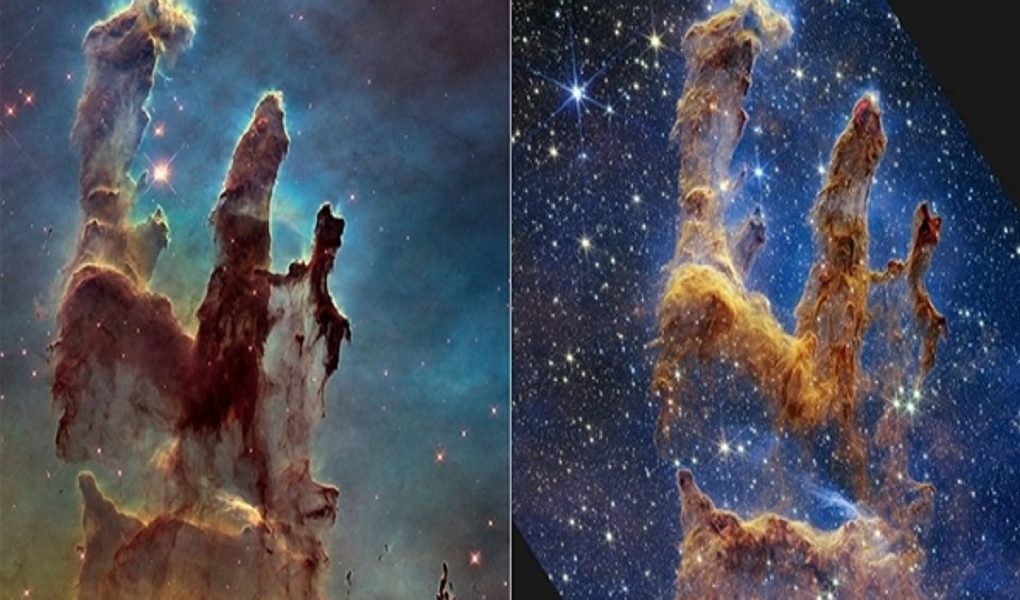 New Images of the Pillars of Creation by James Webb 1 New Images of the Pillars of Creation by James Webb