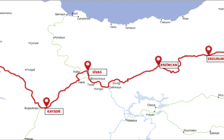What is the Eastern Express Where does it pass