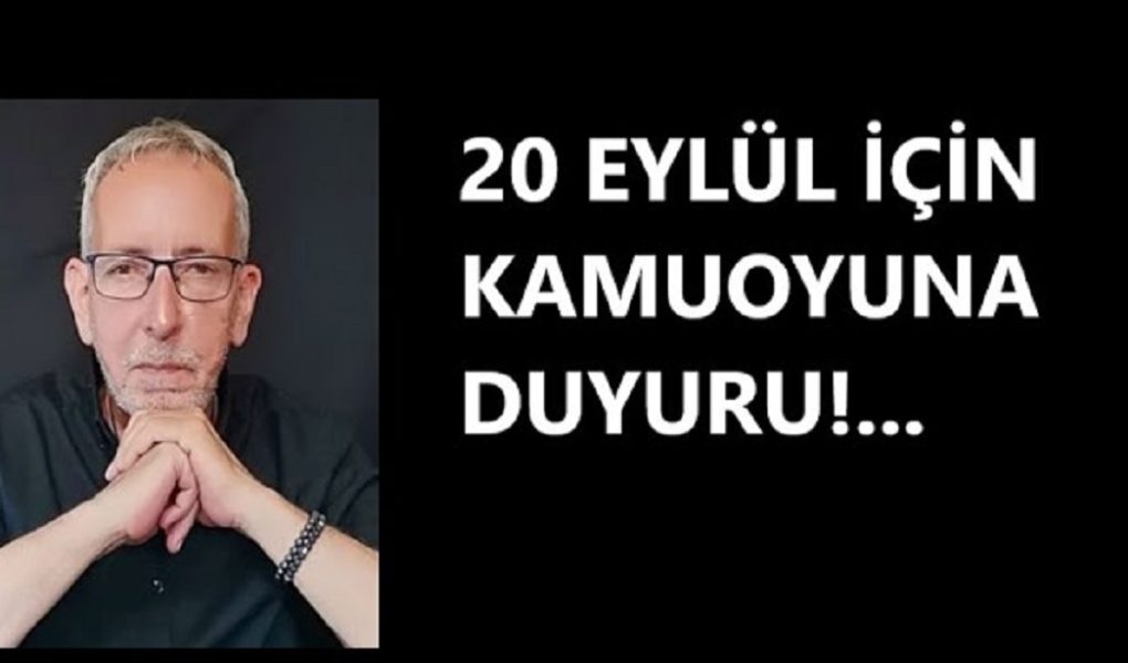 New Statement from Haluk Özdil about September 20: The Heavens and Earth Will Shake! 1 haluk ozdil