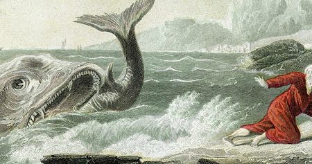 The Prophet Swallowed by a Fish. Prophet Jonah and the People of Nineveh 117 hz yunus