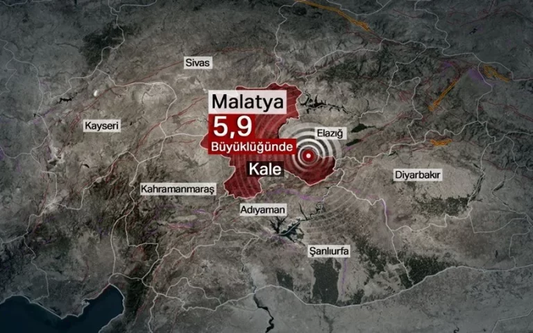 Frightening Earthquake in Malatya: A 5.9 Magnitude Tremor Occurred! 93 malatyada deprem.webp
