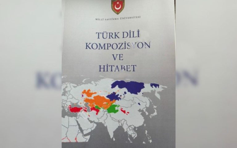 The Map of Türkiye on the Book Cover Confused MSÜ: Judicial Process Started, Faculty Member Resigned! 147 Turk Dili Kompozisyon ve Hitabet 1024x682