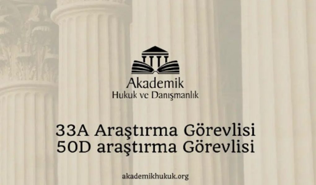 Transition from 33/a to 50/d: Academic Regulations and Effects of the Process 1 arastirma gorevlisi 1024x683