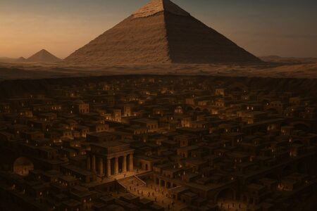 Discovery that upset the world of science: A giant city emerged under the Giza Pyramids! 27 Giza Piramitlerinin Altinda Dev Bir Sehir Ortaya Cikti3 1024x683