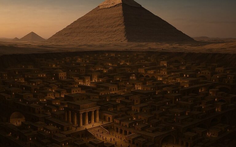Giza Piramitlerinin Altinda Dev Bir Sehir Ortaya Cikti3 1024x683