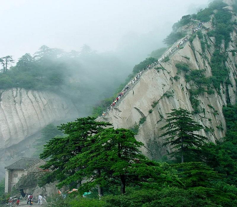 The World's Most Dangerous Trail on Mount Hua 12 hua5
