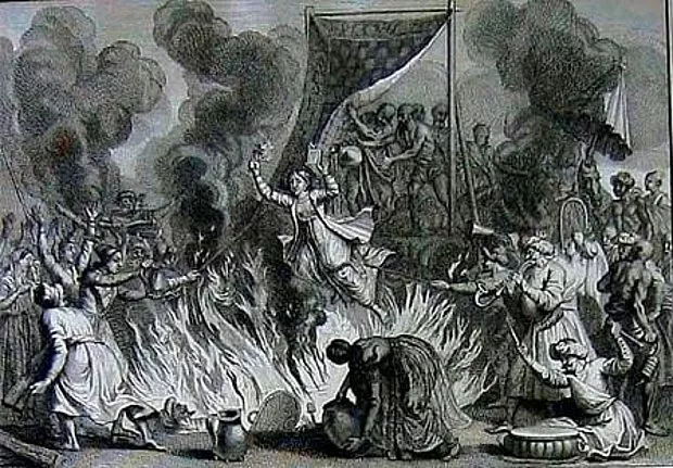 The Sati Tradition, Where Women Are Burned Alive 4 sati2