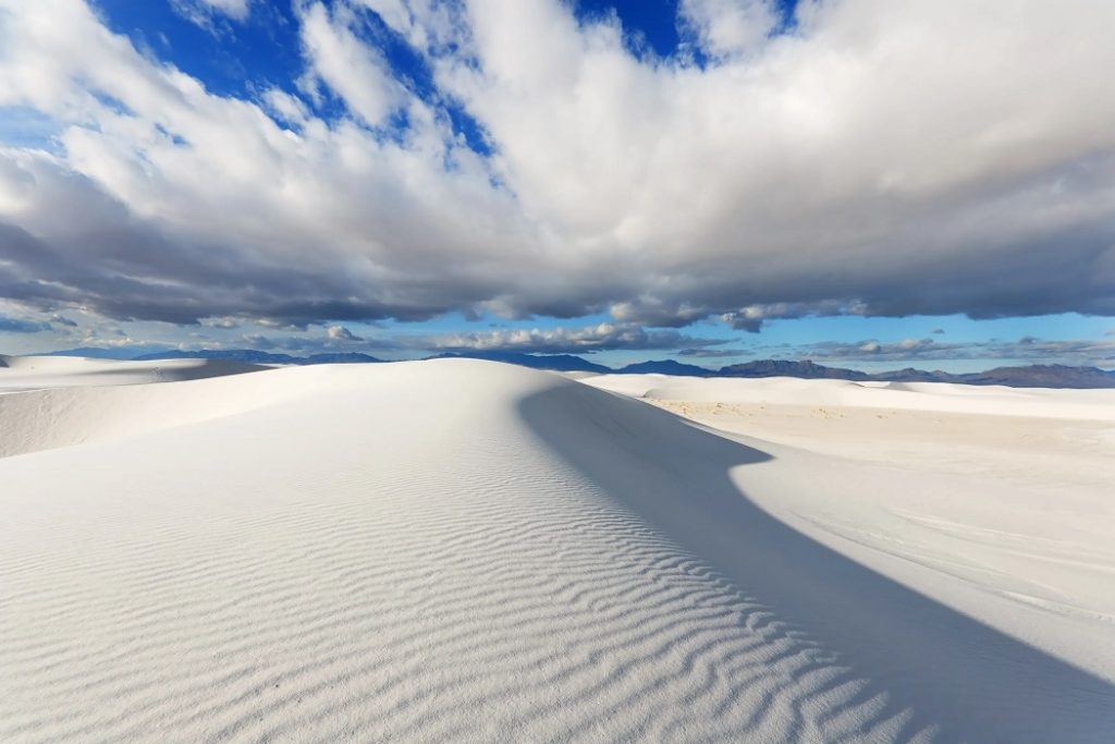 white sands