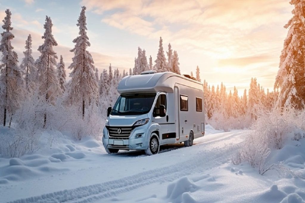 karavan kış kampı