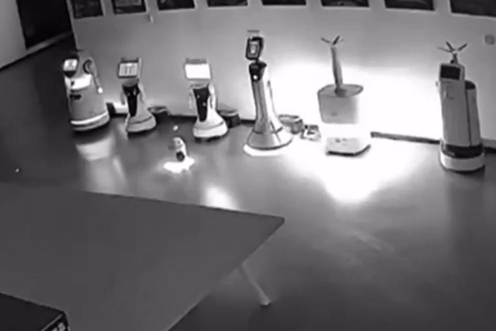 Çin'de Bir robot, 12 robotu kaçırdı