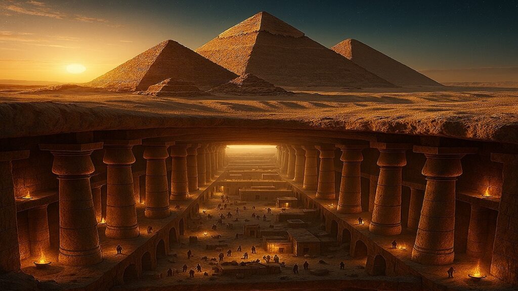 Giza Piramitleri’nin Altında Dev Bir Şehir Ortaya Çıktı