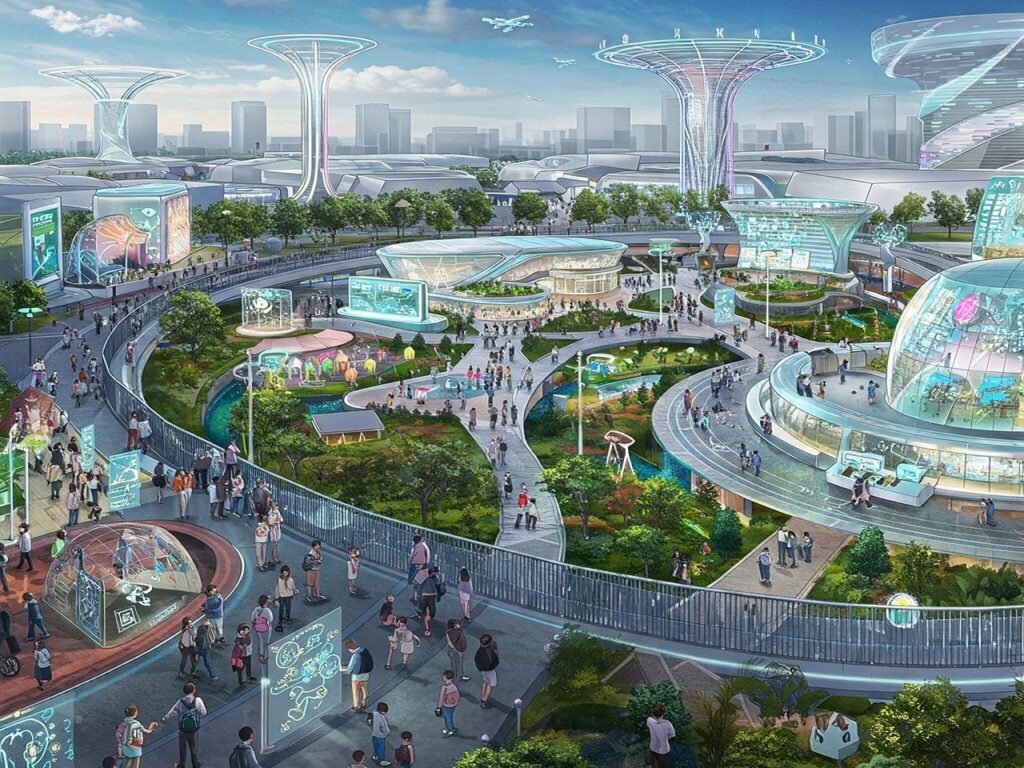 2025 Dünya Fuarı, Grand Ring ile akıllı şehirler, yapay zekâ, sürdürülebilirlik ve dijital devrimin kapılarını aralıyor.
